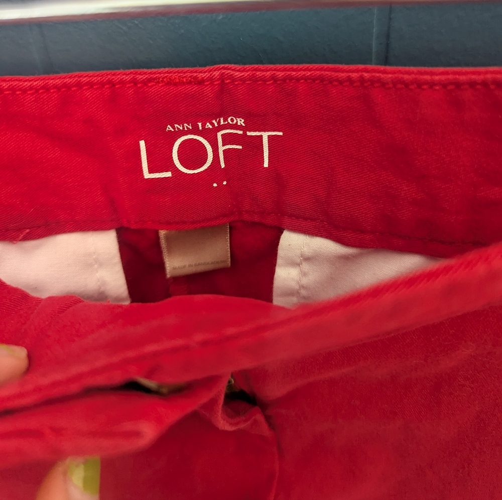 Red Women's Shorts - Picture 4 of 4